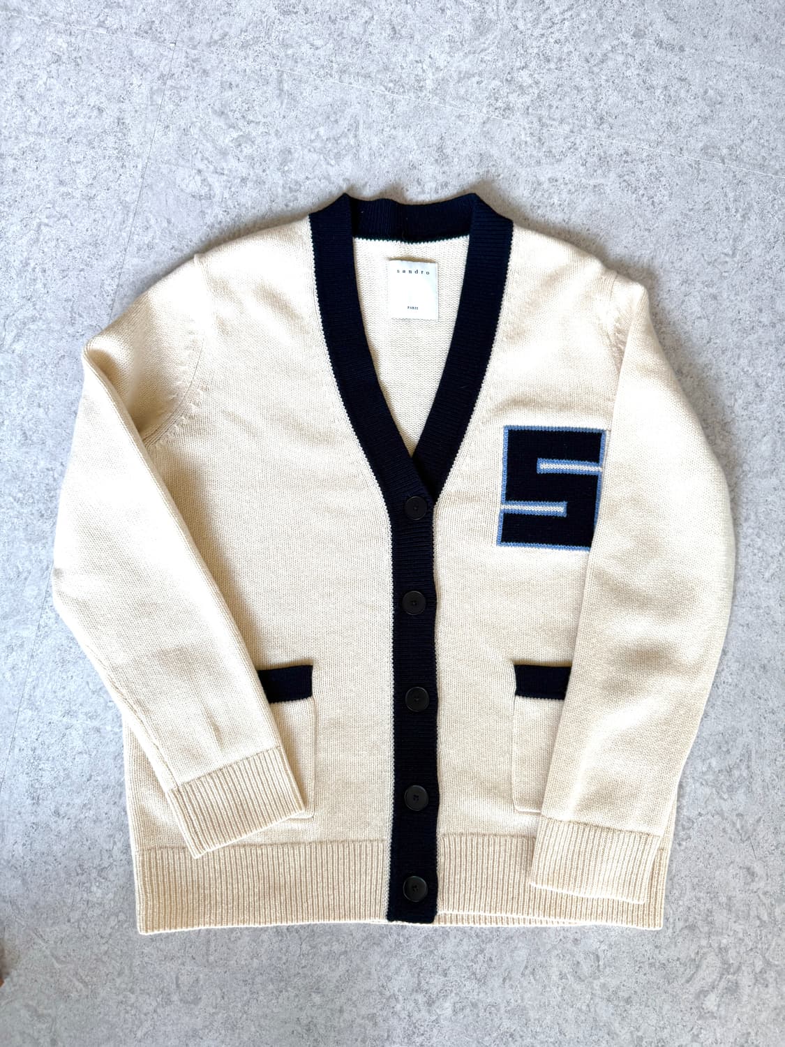 산드로 로고 가디건 상품이미지4