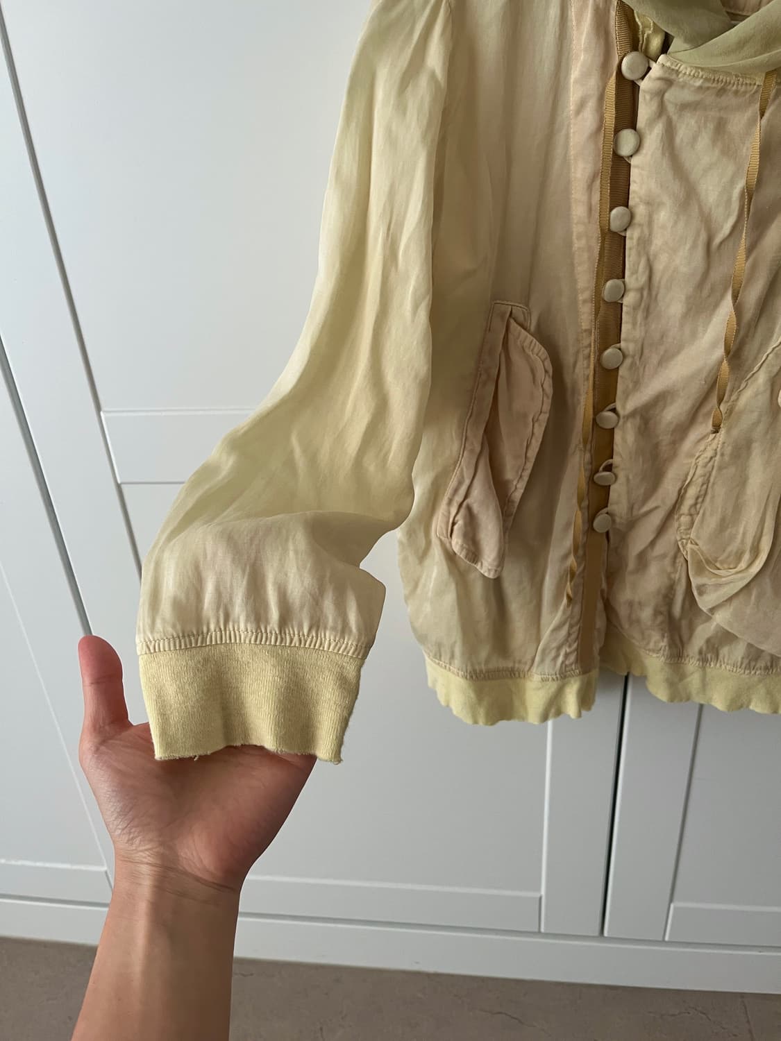 Kamishima Chinami Yellow silk jk 상품이미지8