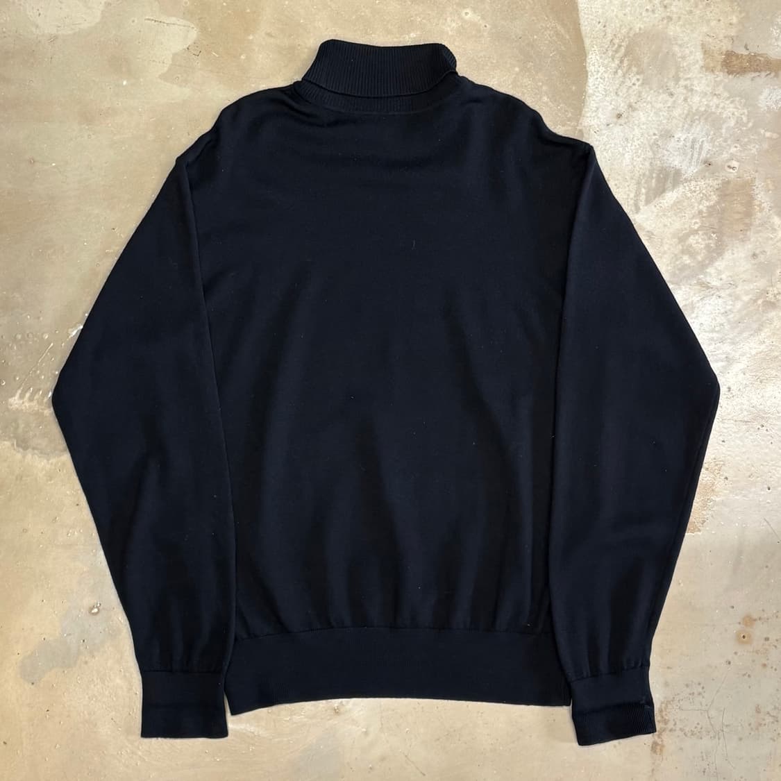 100 입생로랑 블랙 터틀넥 울 니트 상품이미지3