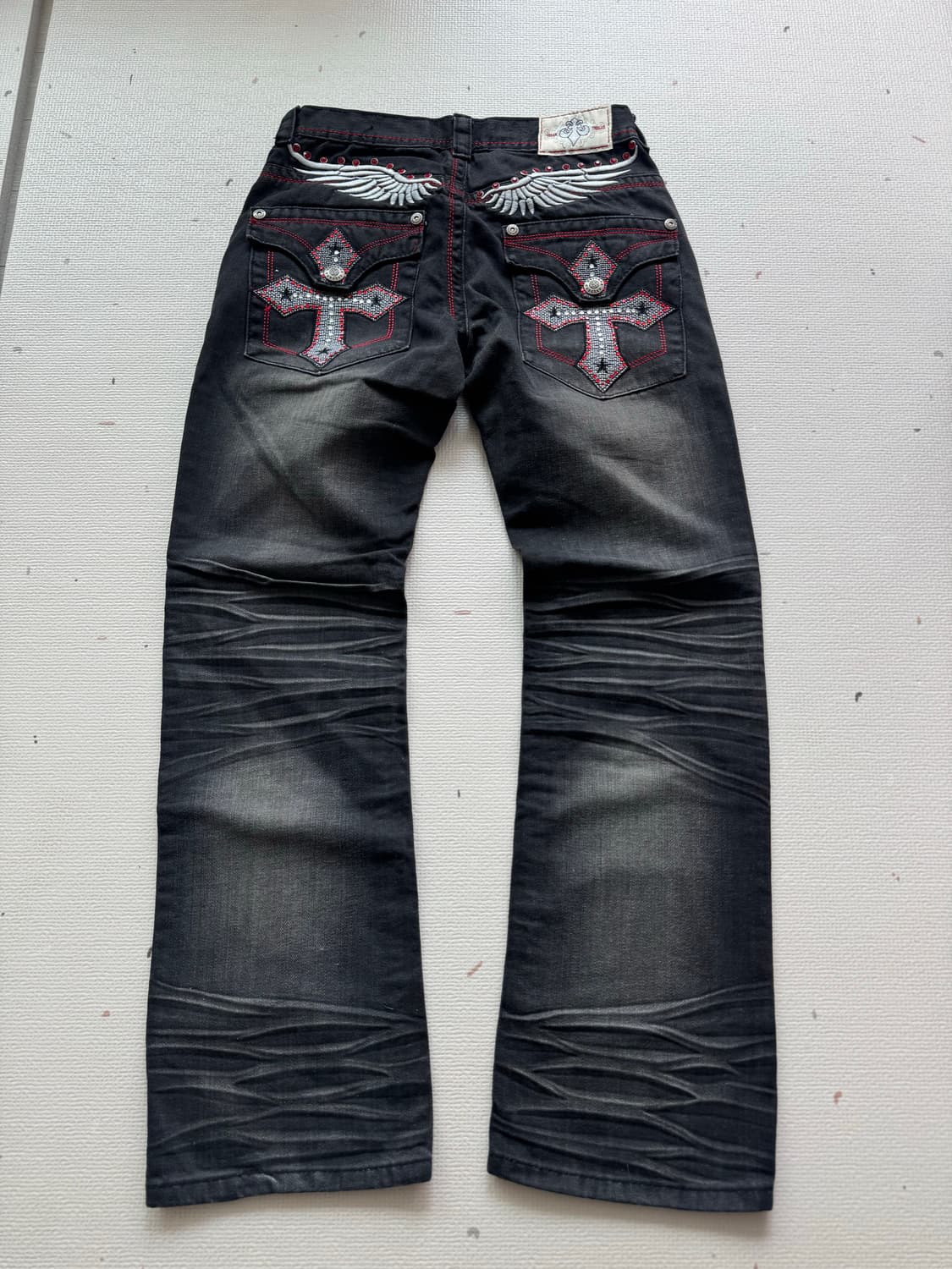 KAYDEN.K 워싱 블랙진  상품이미지2