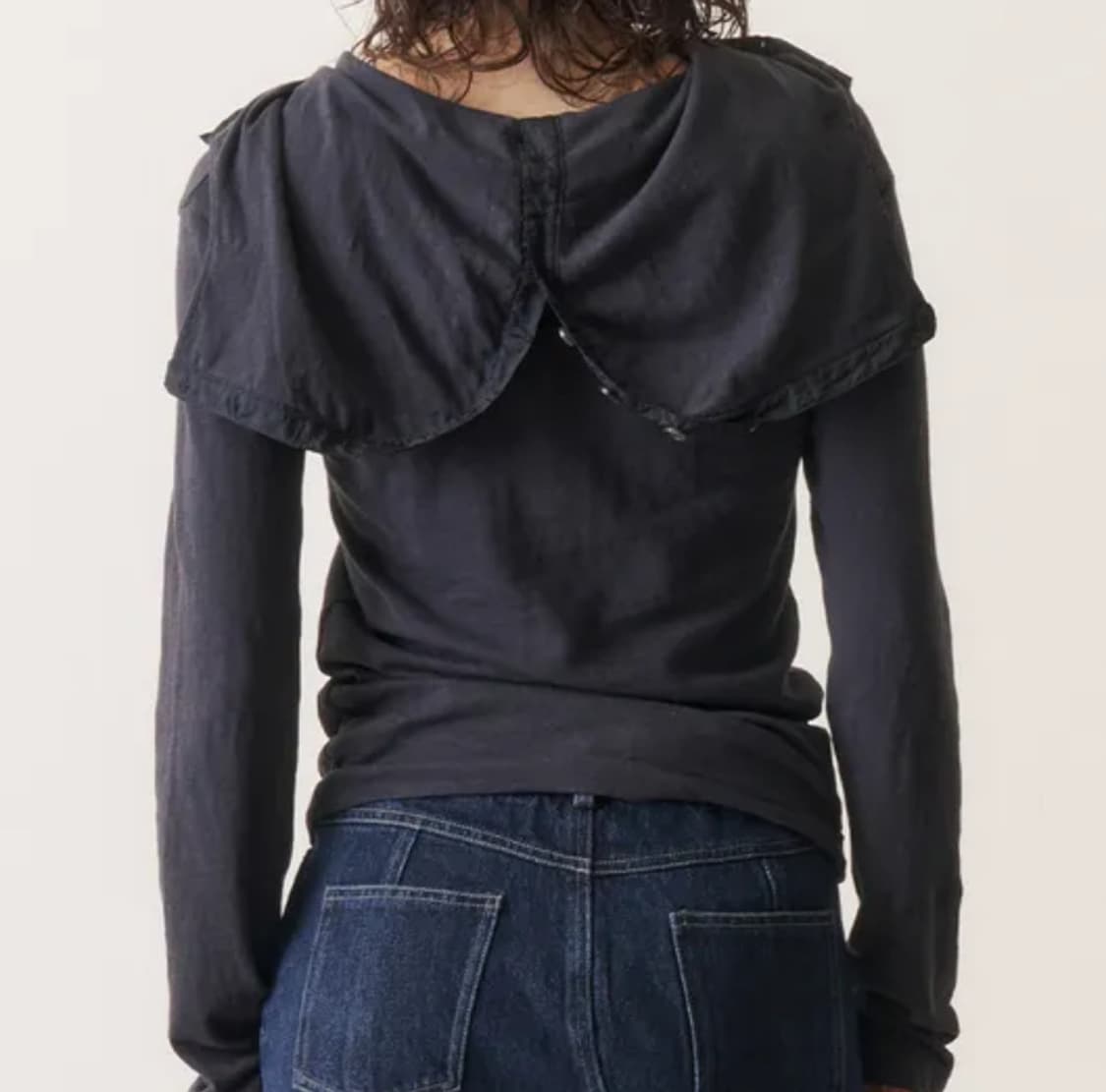 오들리워크샵 Hooded Henley Tee, Washed 상품이미지1