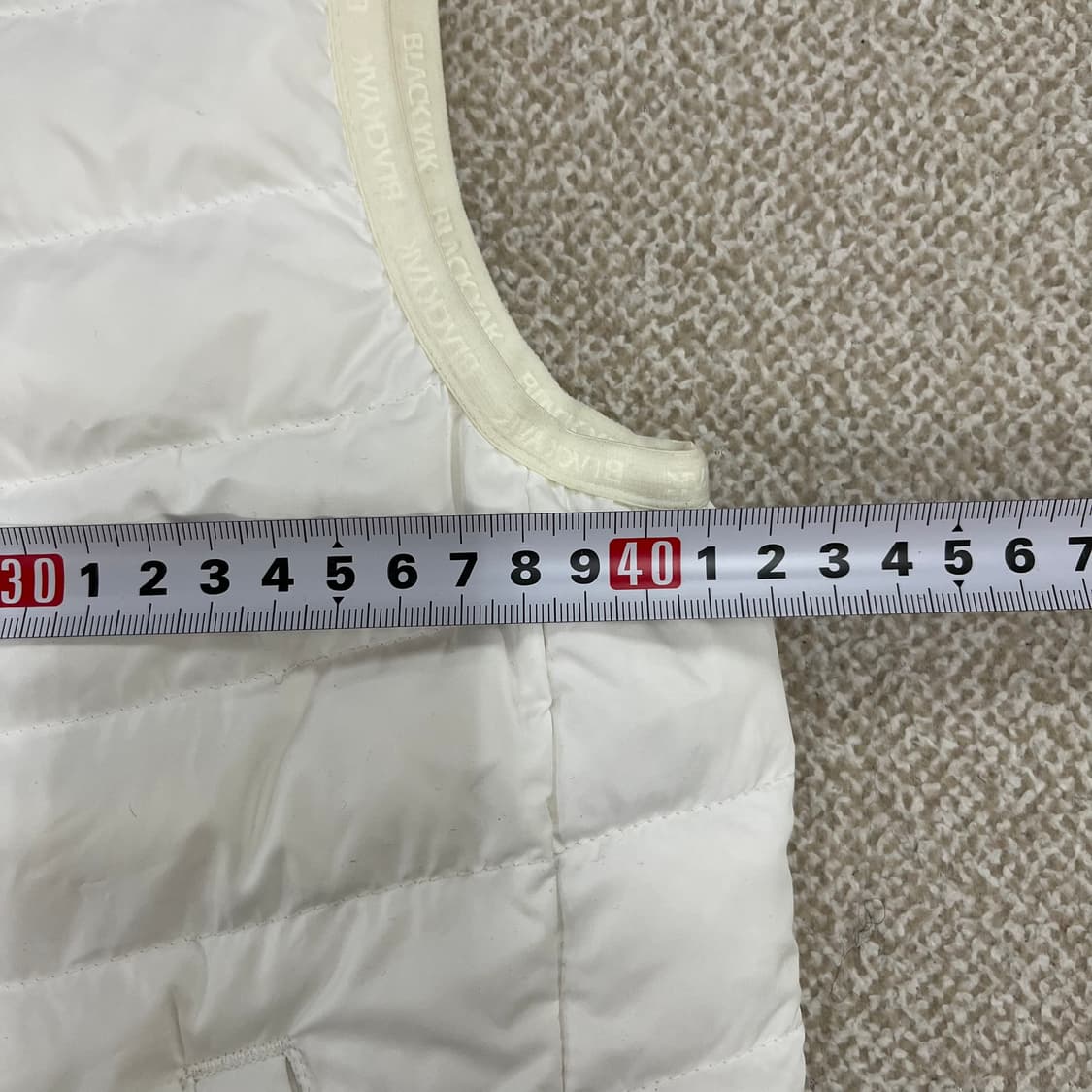 145 블랙야크 구스다운 패딩 조끼 0225M1 상품이미지6