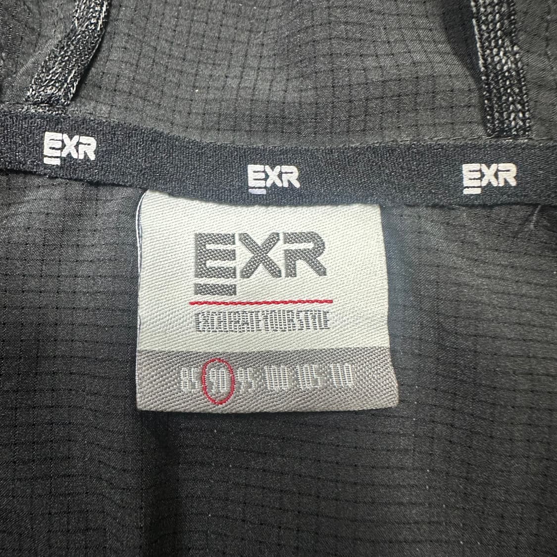 ✨ (만원 빈티지) EXR 블랙 후드 집업 바람막이  상품이미지3