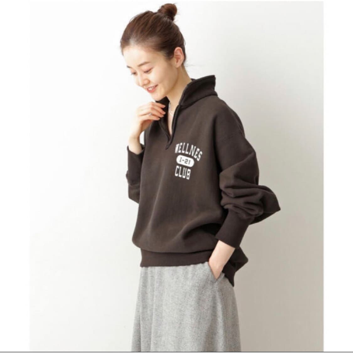 인스크라이어 INSCRIRE Half Zip Sweatshirt 상품이미지3