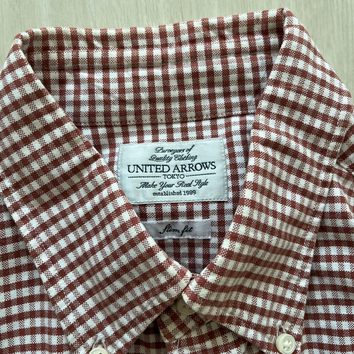 United Arrows . 유나이티드 에로우즈 체크 셔츠 상품이미지5