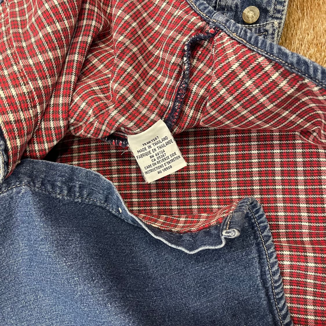 90's Columbia denim shirt 상품이미지5