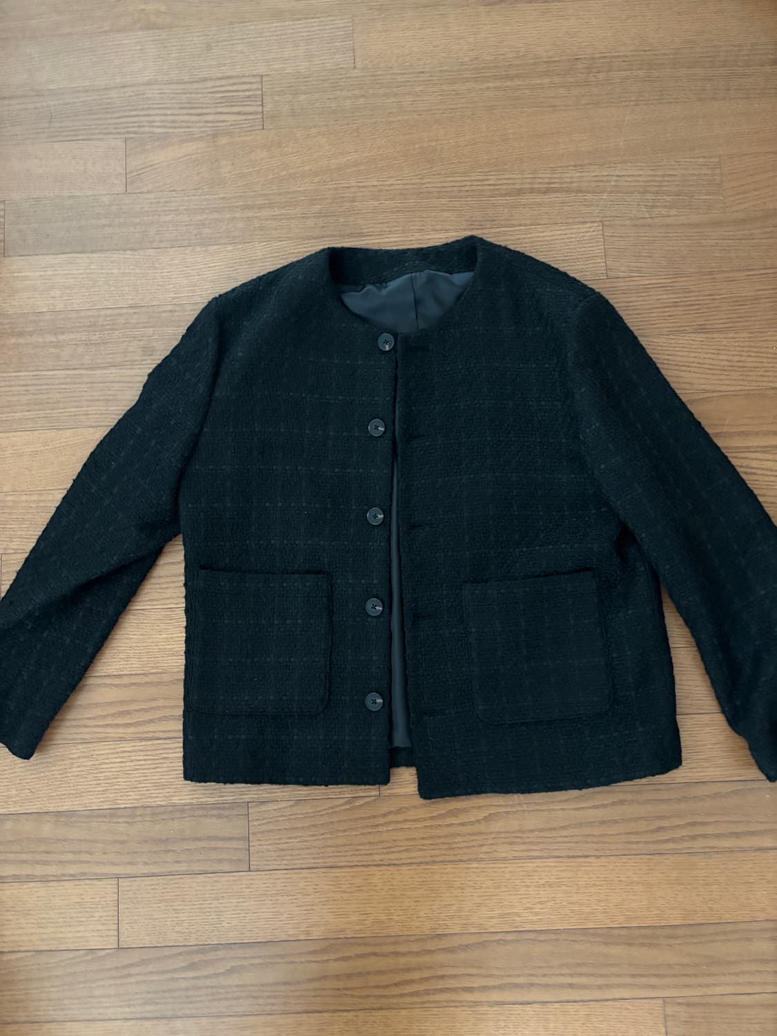 무신사 스탠다드 트위드 자켓 블랙 상품이미지2