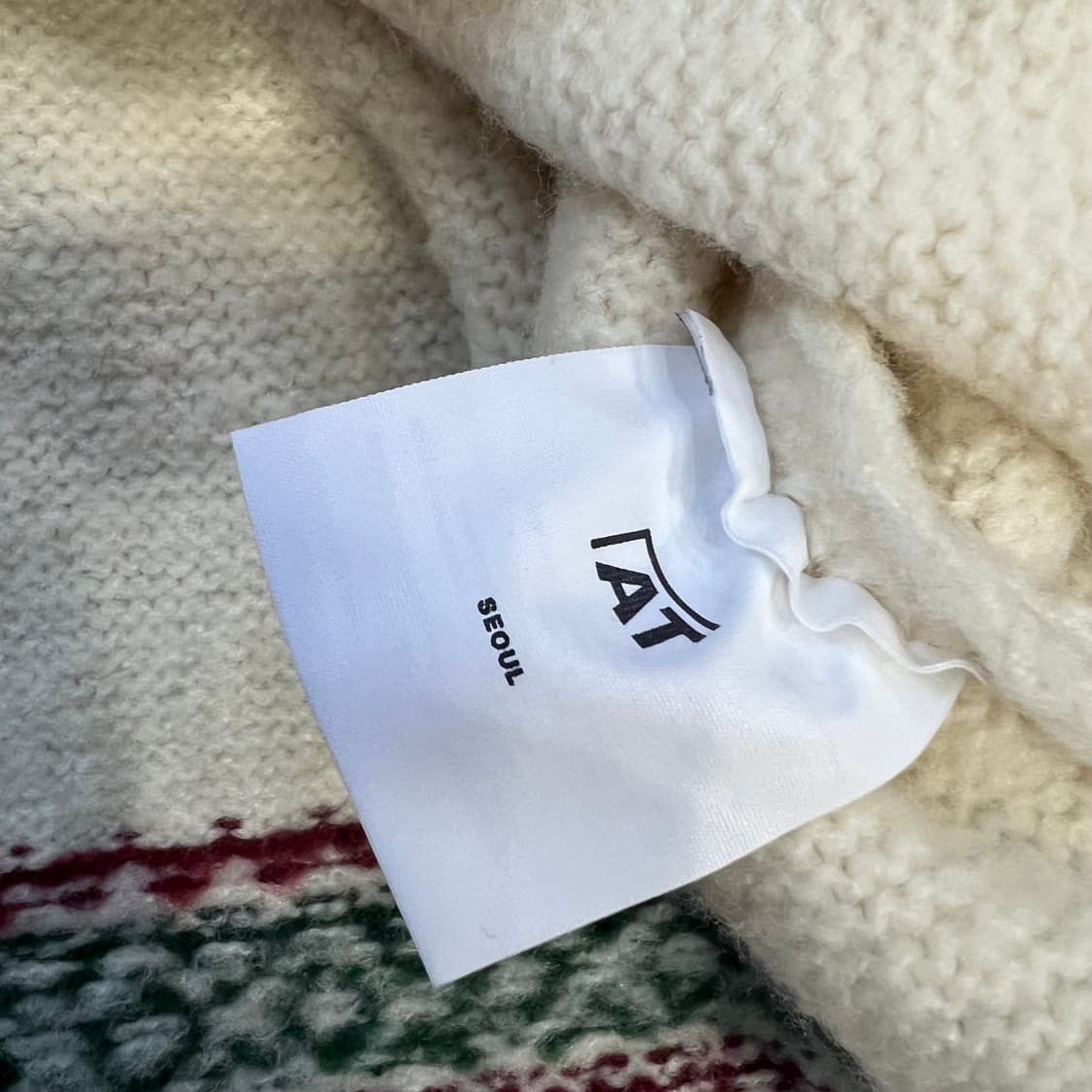 F) 앳코너 페어아일 패턴 니트 스웨터 노르딕 스웨터 상품이미지5