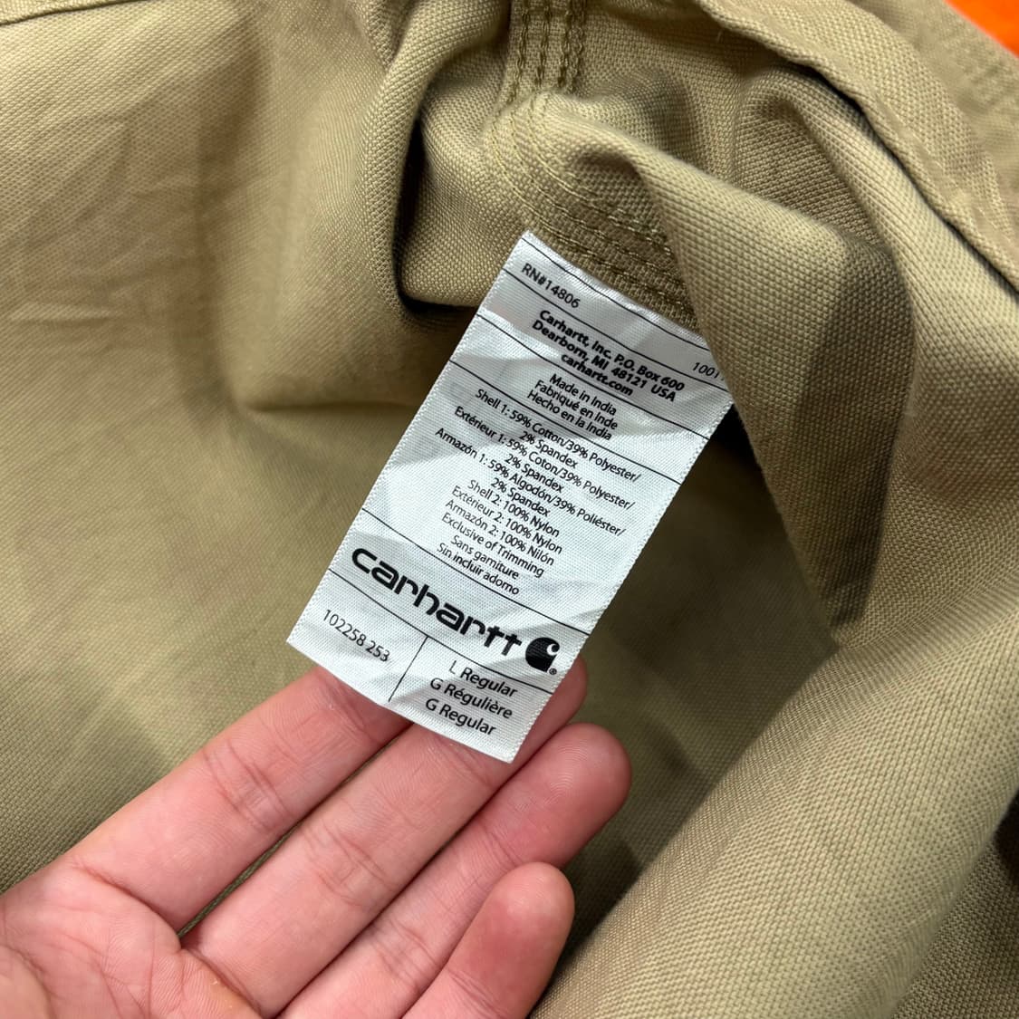 (L) 칼하트 업랜드 필드 헌팅 워크 셔츠 상품이미지5