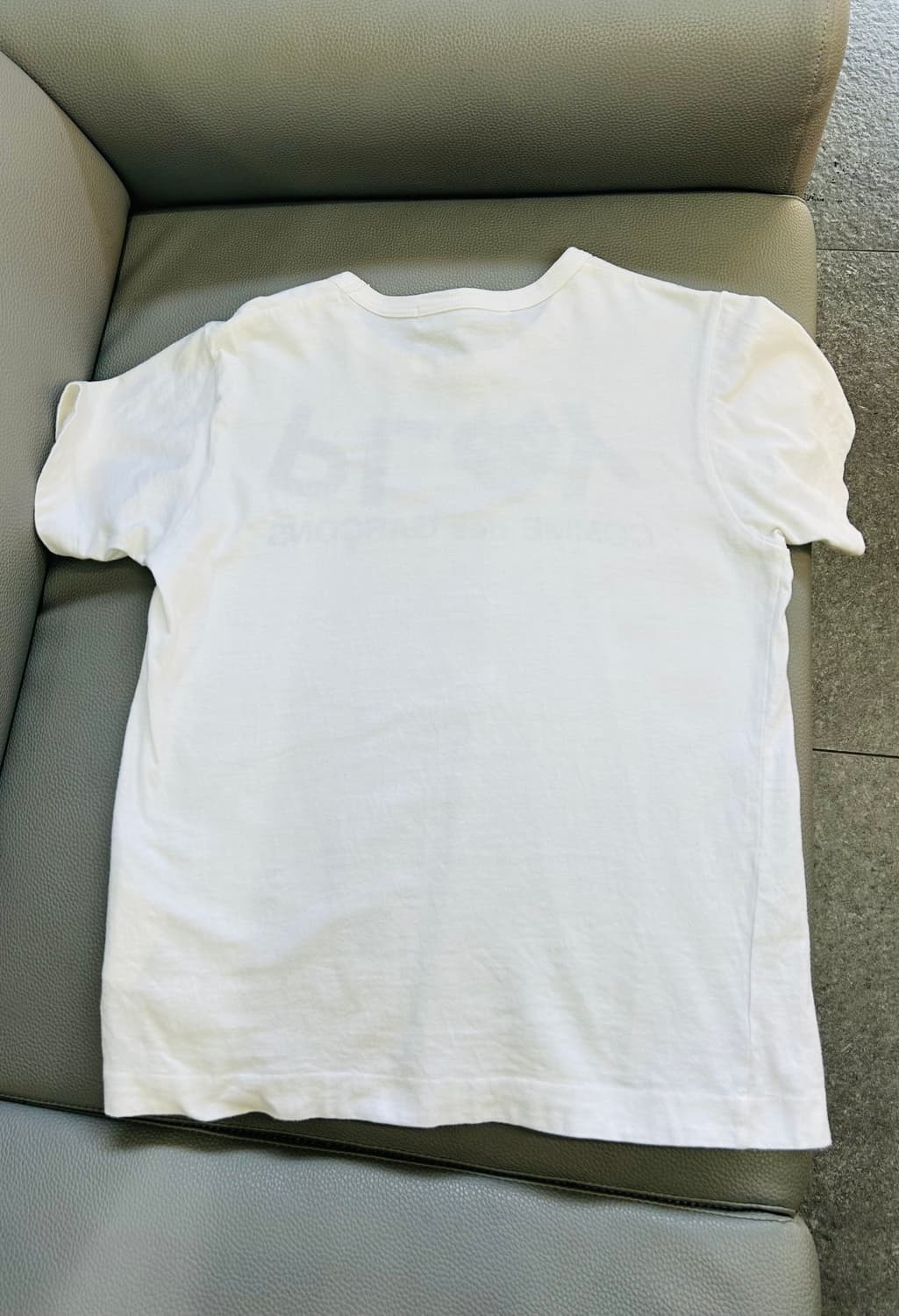 꼼데가르송 여성 리버스 로고 라운드 반팔티셔츠(L) 상품이미지5