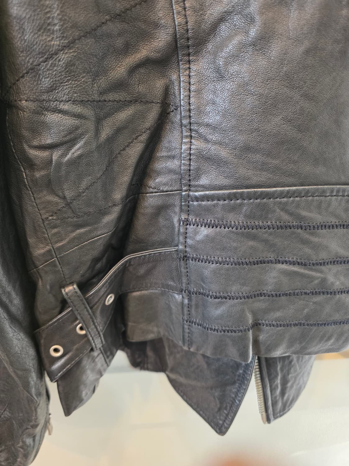 maje 마쥬 블랙 가죽 자켓 2사이즈 상품이미지7