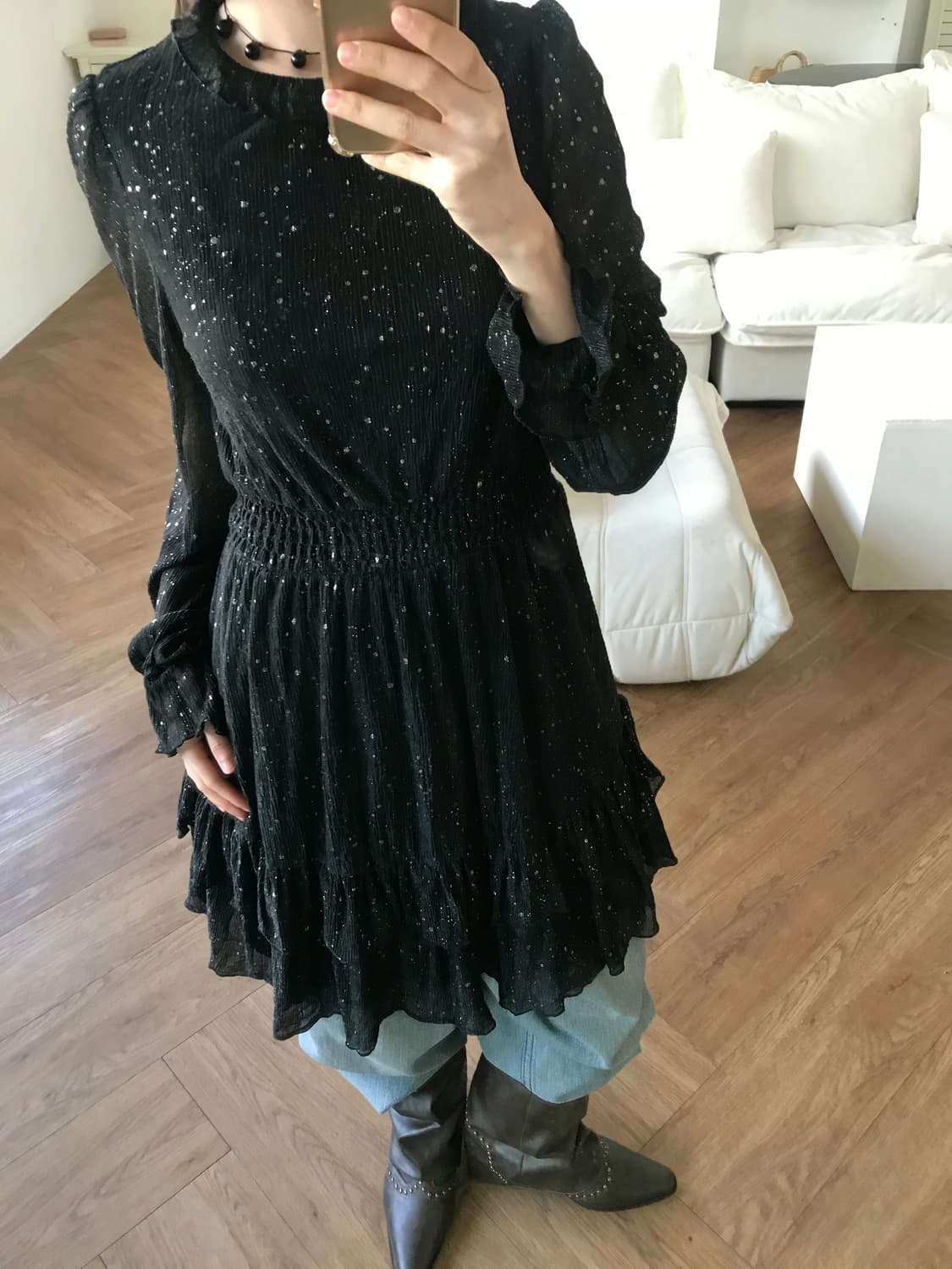 vintage pearl one-piece 상품이미지2