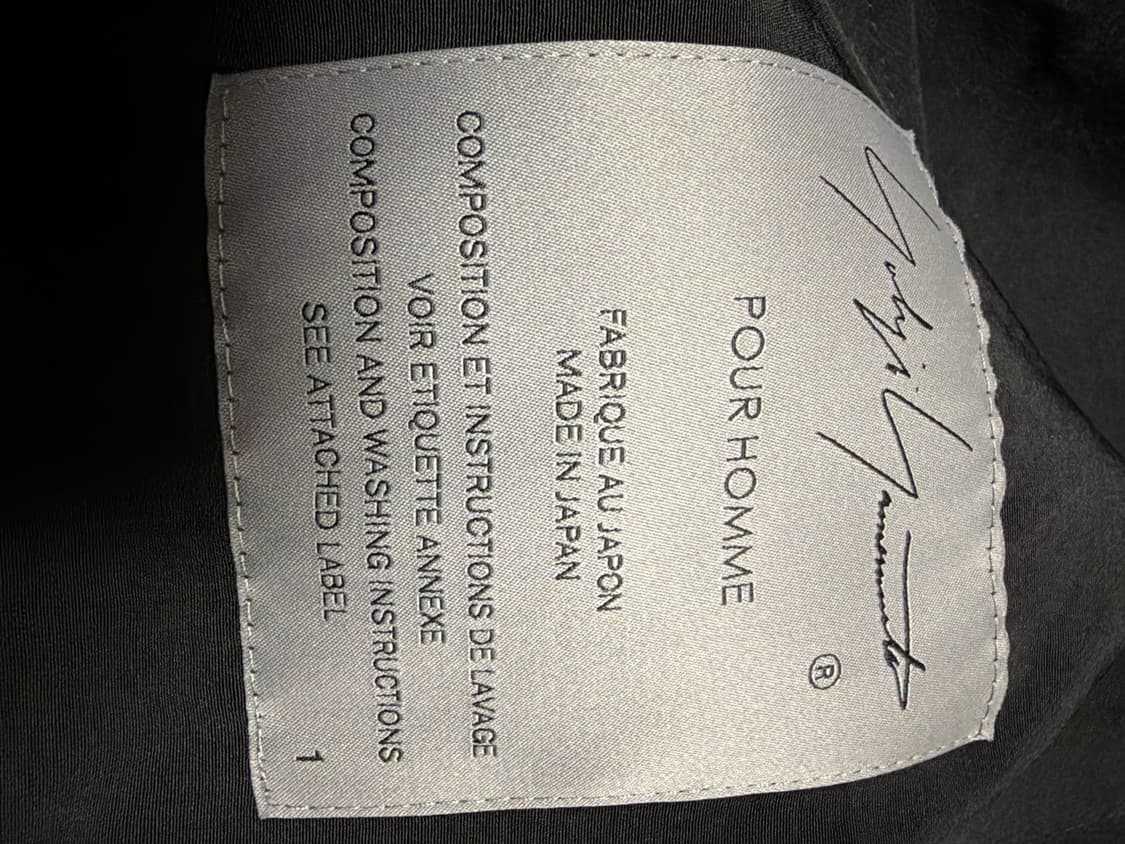 요지 야마모토 레이어드 최고급 원단 우르 상품이미지3