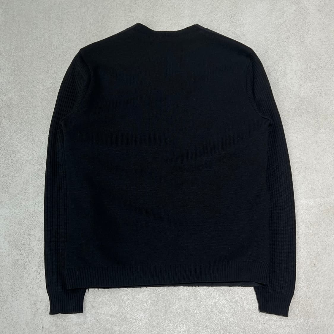 솔리드옴므 슬릿넥 배색니트 s10757 상품이미지2