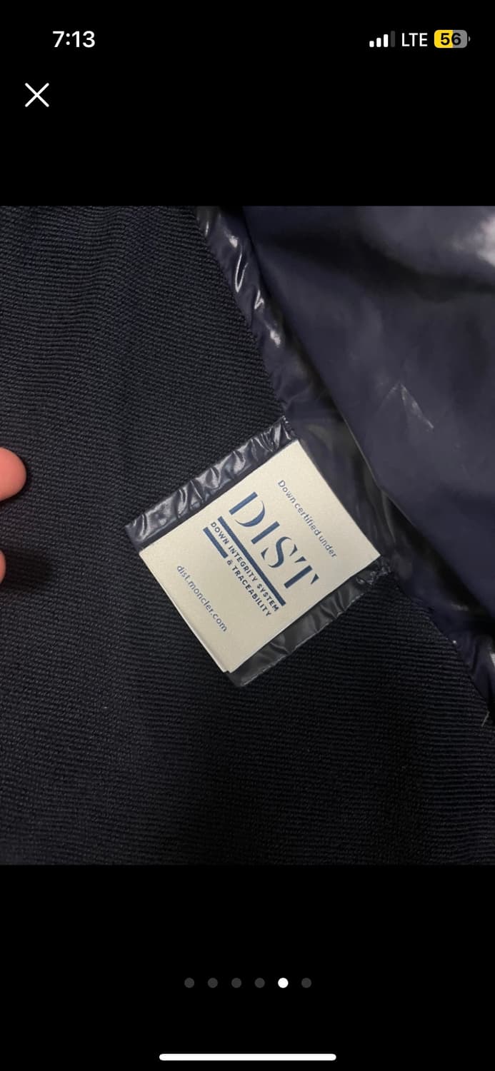 몽클레어 패딩자켓 네이비 상품이미지5