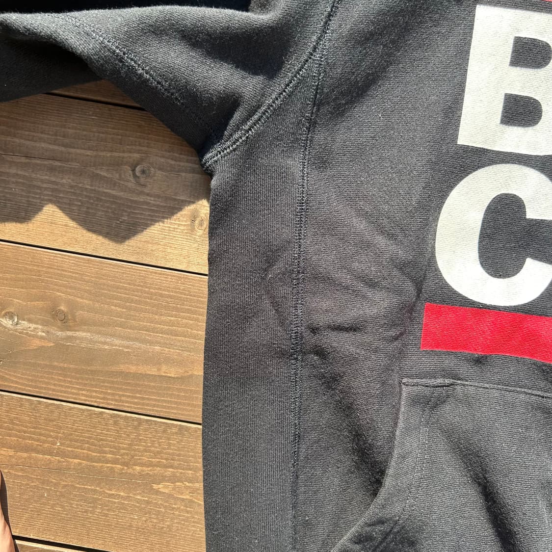 [M] 03s 베이프 RUN DMC 패러디 bape cuts 후드티  상품이미지3