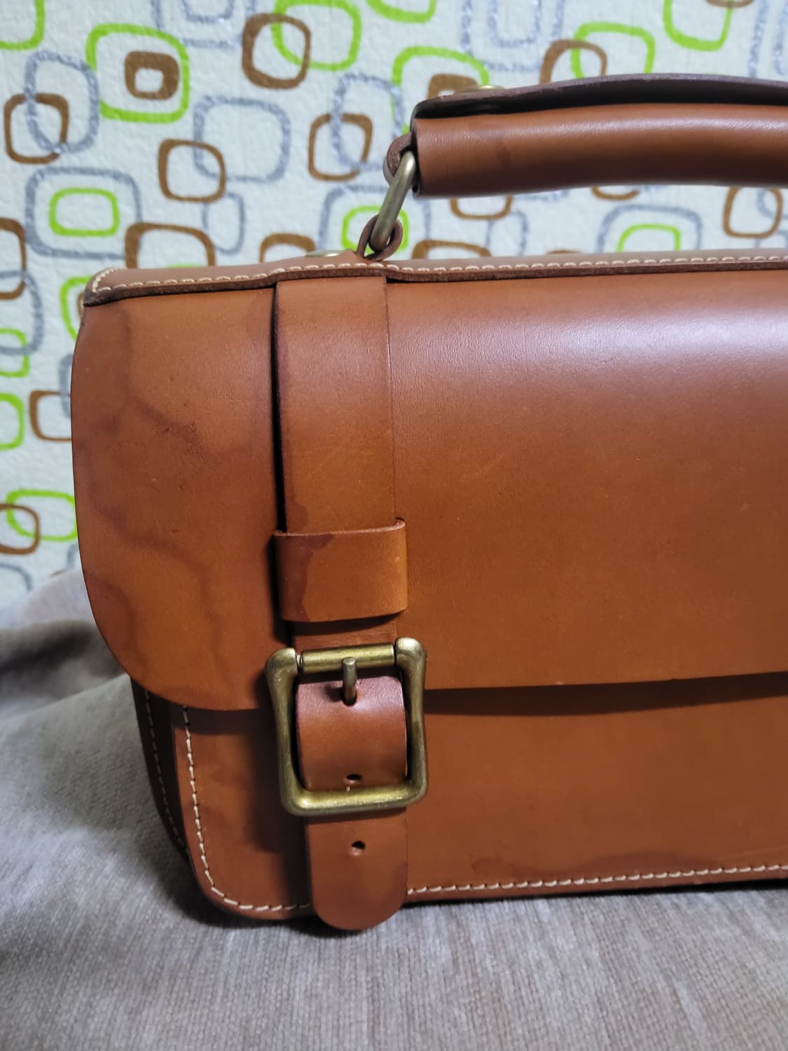 헤비츠 빅포켓사첼백 레디쉬브라운 스몰  상품이미지3