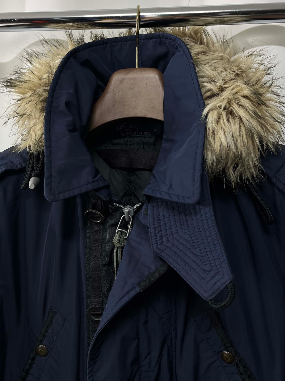 폴로 랄프로렌 로얄네이비 유틸리티 피쉬테일 콜드웨더 다운파카 자켓 상품이미지6