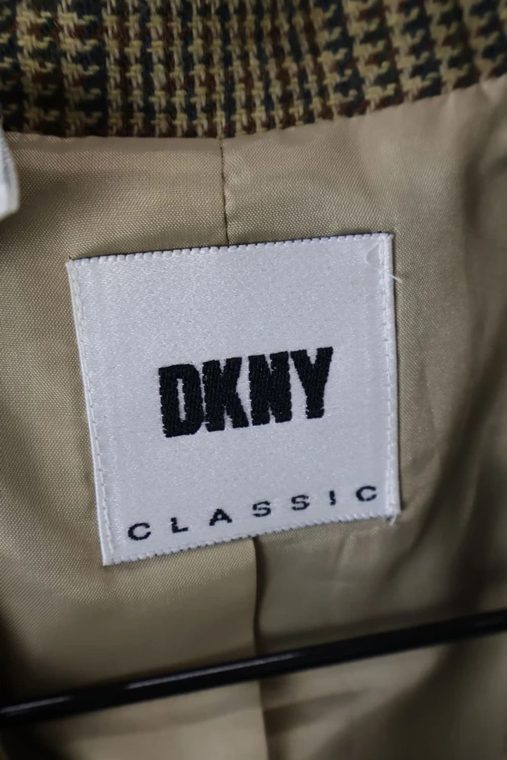 DKNY Classic Houndstooth Wool Blazer 상품이미지5