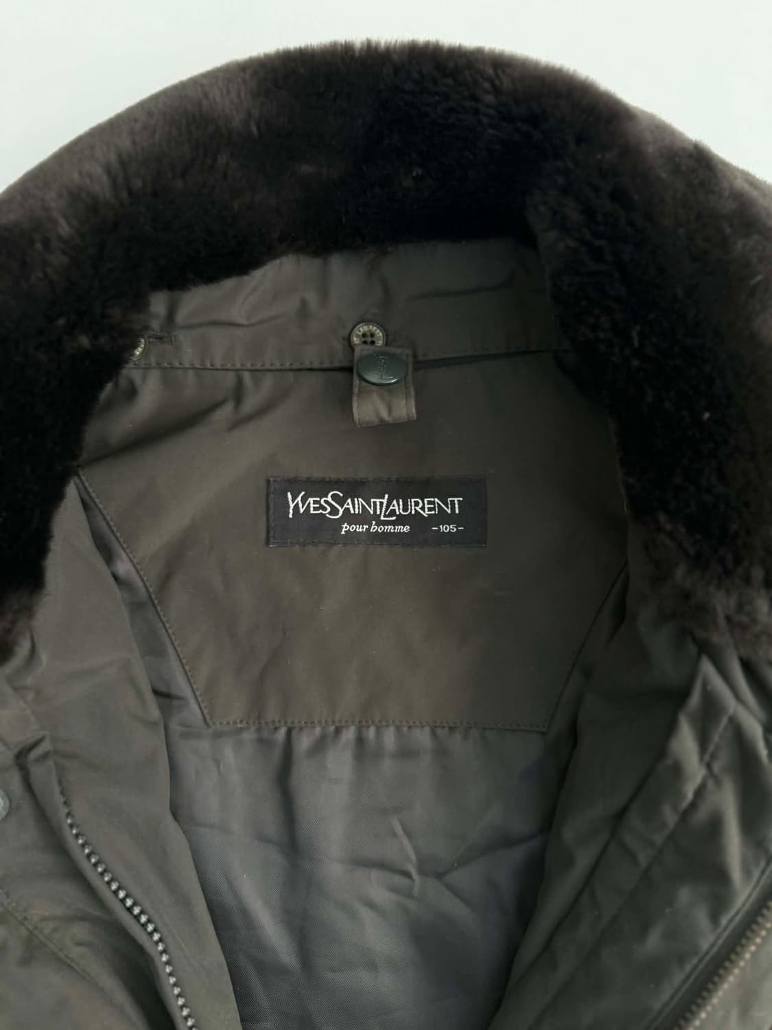 [105] 입생로랑 YSL 시어링 덕다운 코트 자켓 상품이미지3