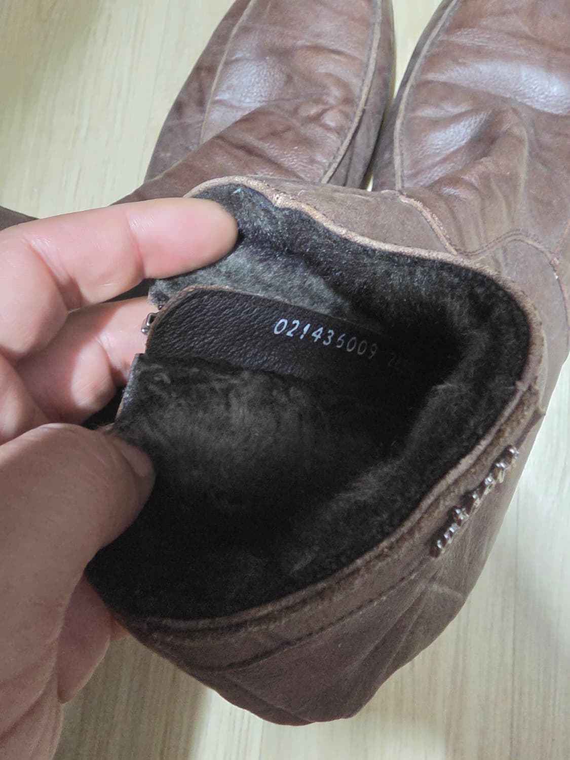 미소페가죽방한부츠 265 상품이미지6