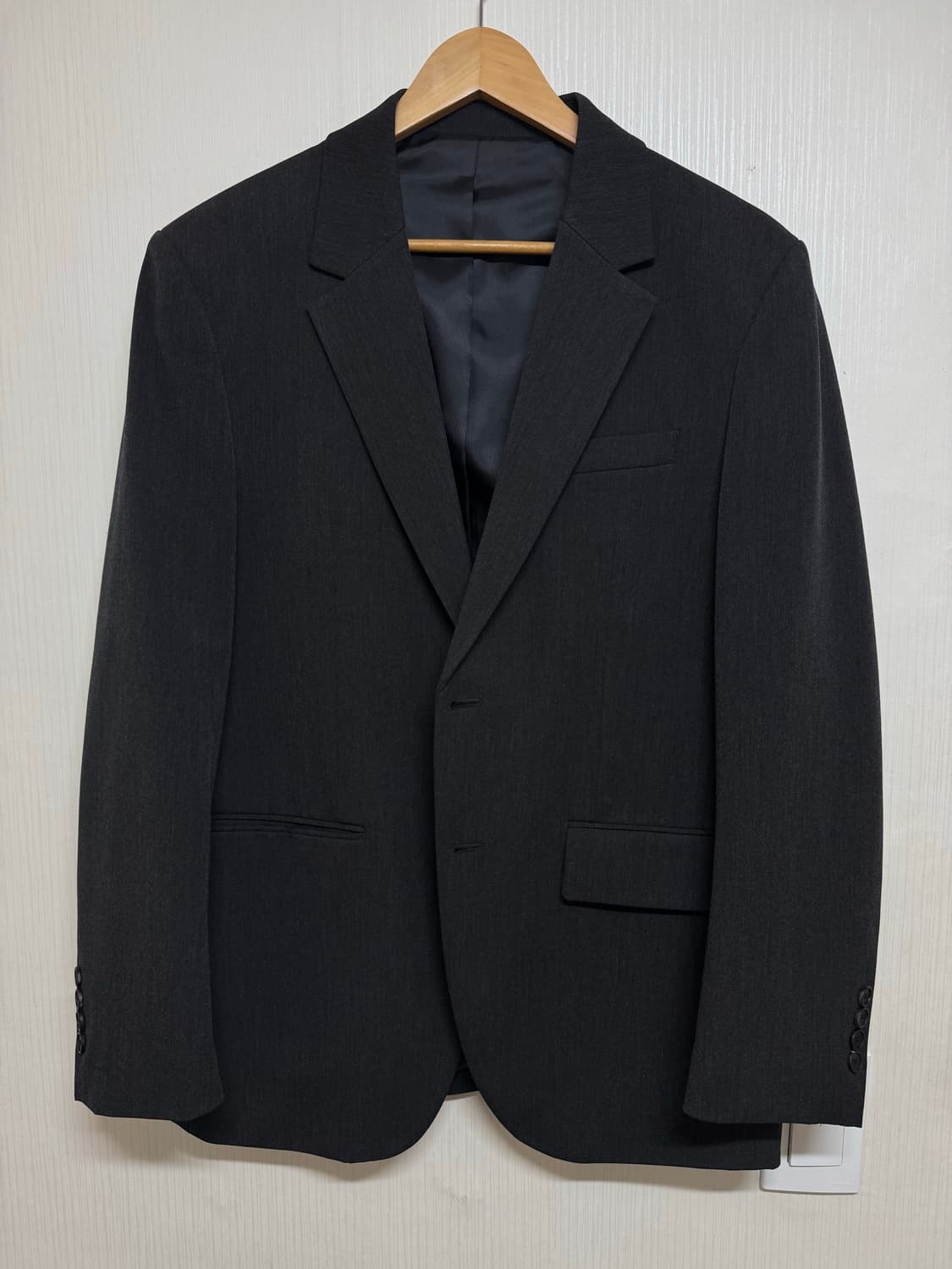 무신사스탠다드 블레이저 차콜 그레이 L 상품이미지2