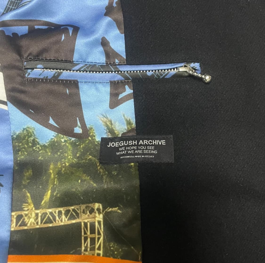 [L] 조거쉬 20FW silk block 리메이크 코트 상품이미지6