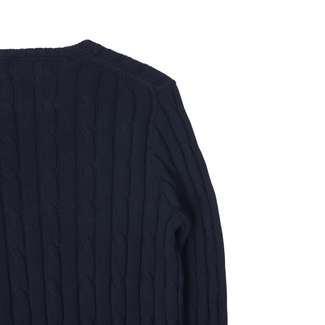 폴로 랄프로렌 신형 QR 네이비 케이블 니트 상품이미지6