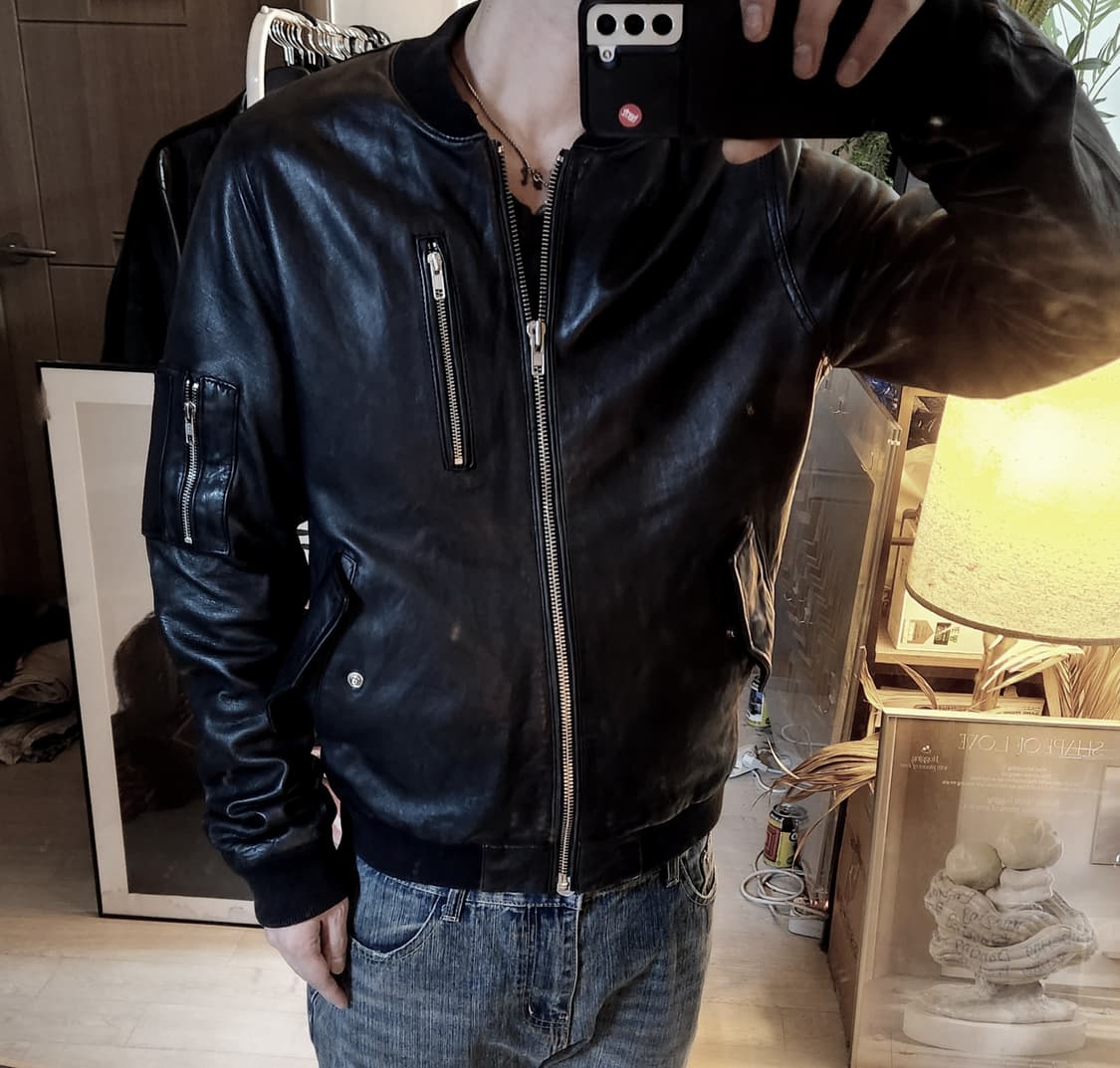 BLK DNM 레더 블루종 MA1/생로랑/쿠어/토니웩/해칭룸/올세인츠 상품이미지1