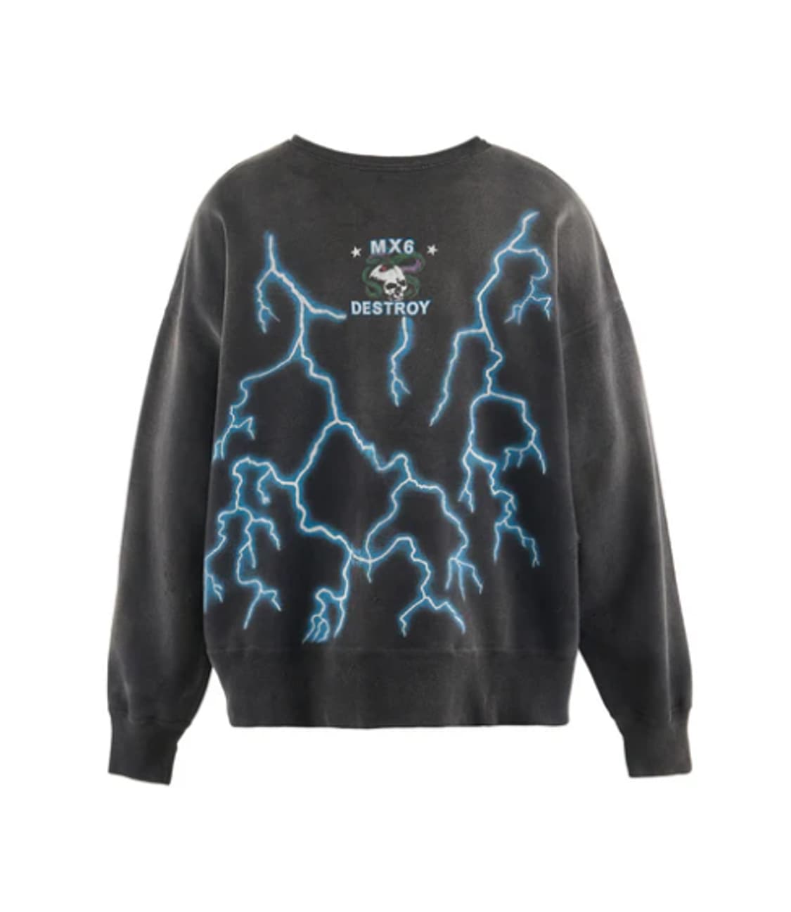 [새상품/L] 세인트미카엘 스웻셔츠 메두사 맨투맨 블랙 상품이미지2