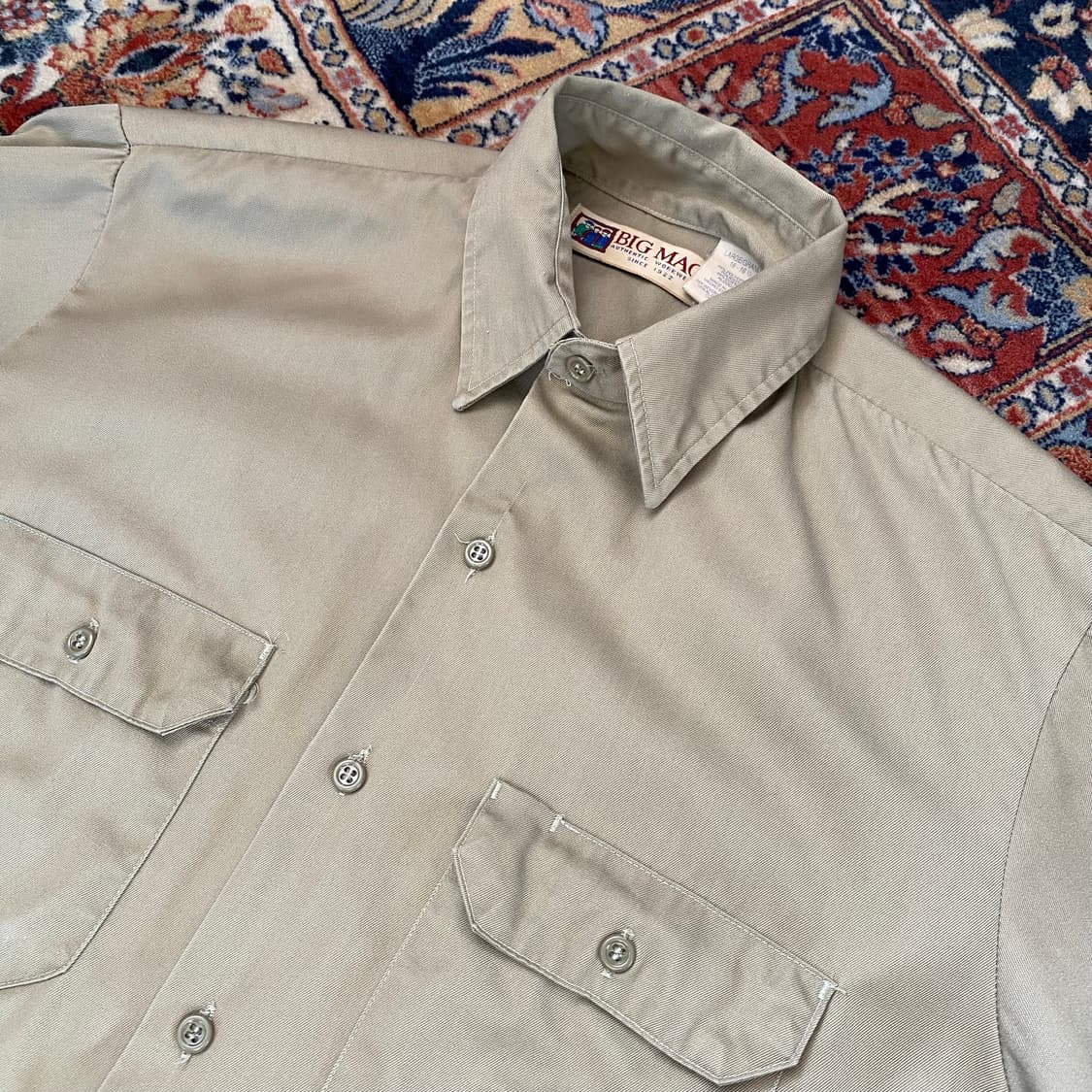 🌊90s BIG MAC work shirts long-sleeve 상품이미지4