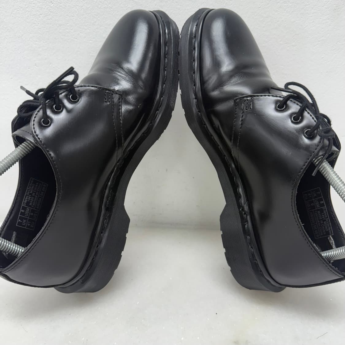 (UK7)닥터마틴 1461블랙 모노 3홀 더비 상품이미지7