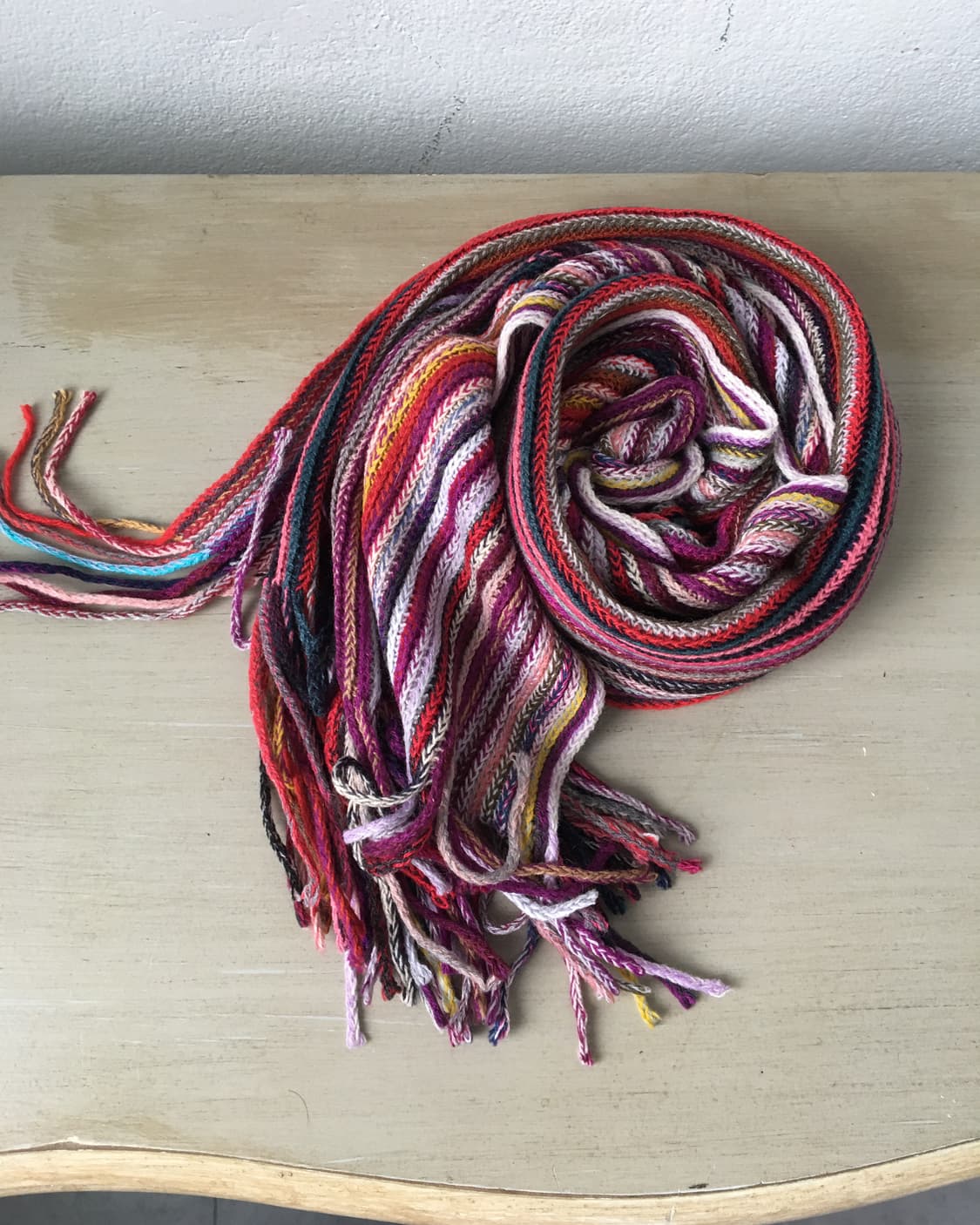  stripe pattern muffler 상품이미지1