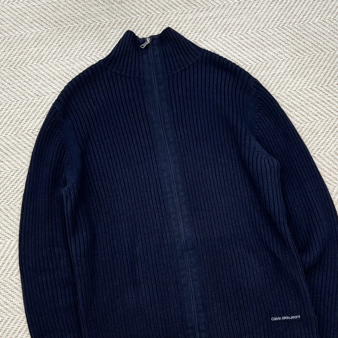 캘빈클라인 골지 니트 집업 r2481 상품이미지3