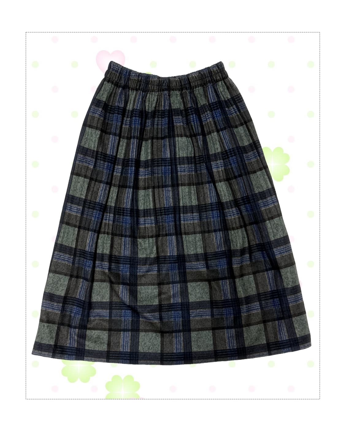 모리걸 스쿨룩 체크 스커트 상품이미지1