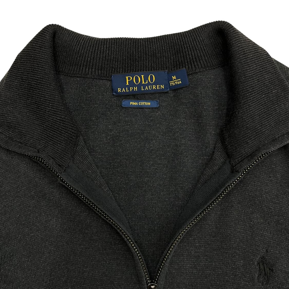 폴로 랄프로렌 블랙포니 차콜 집업 M 상품이미지5