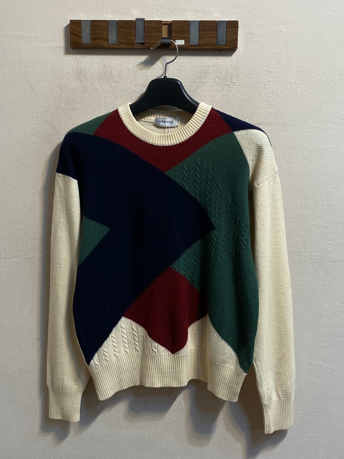 버버리 컬러 블럭 스웨터 상품이미지1