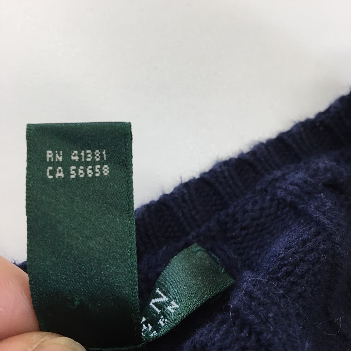 폴로 랄프로렌 케이블 크롭니트 M 상품이미지6