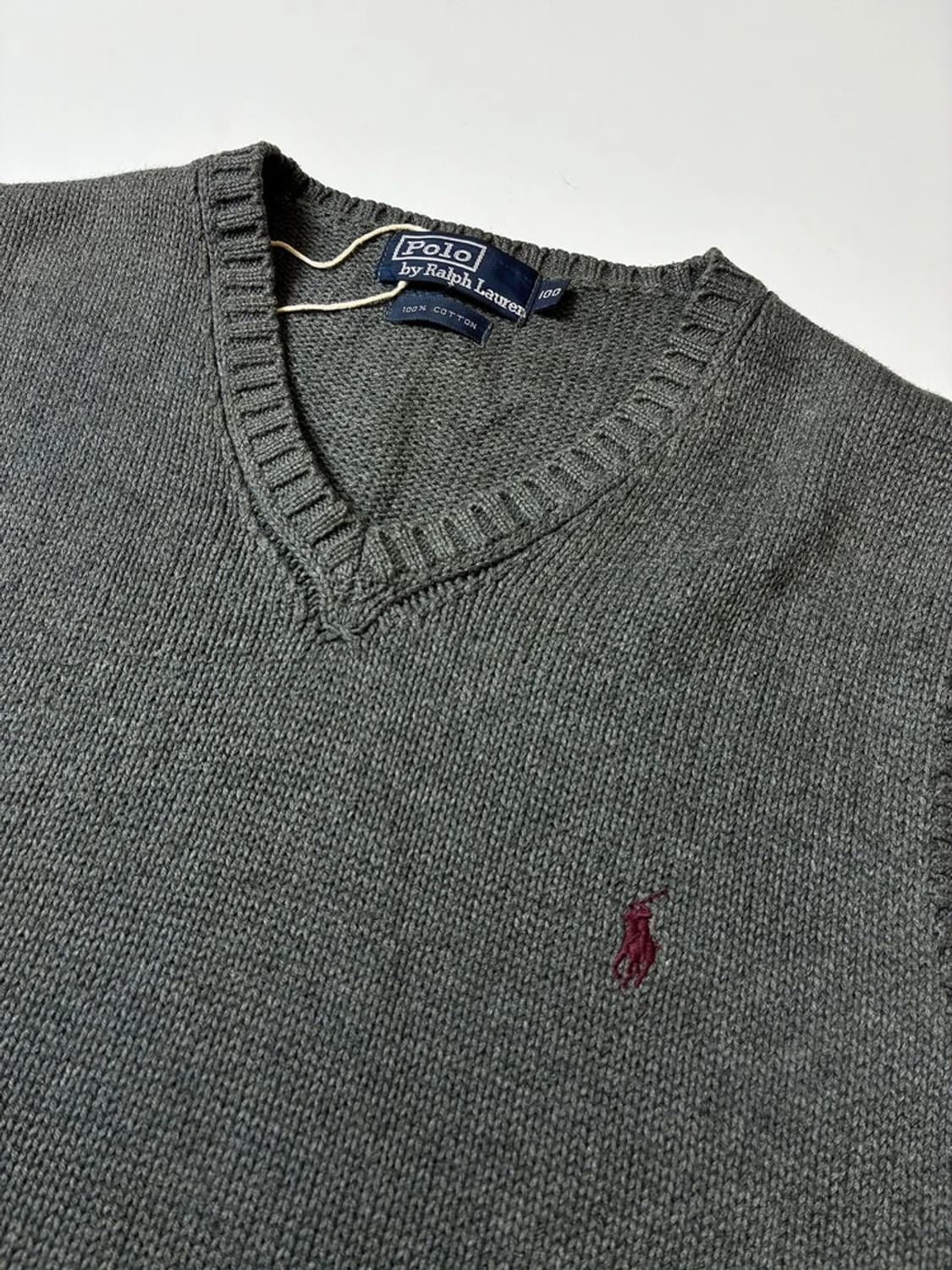 폴로 랄프로렌 90's 코튼 니트 조끼 PN8309 상품이미지3