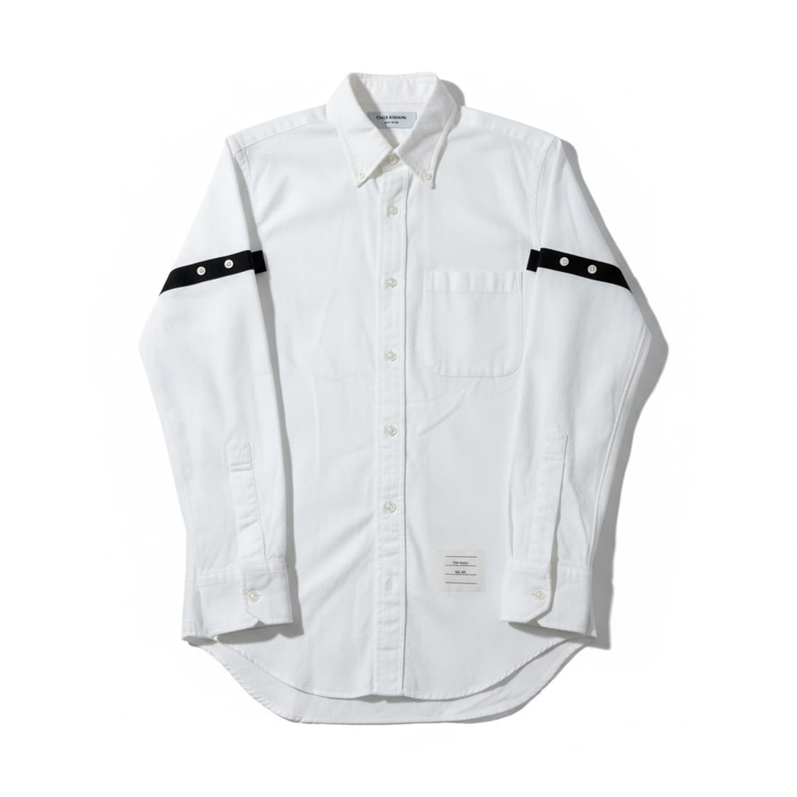 톰브라운 화이트 셔츠 블랙 암밴드 0 상품이미지1