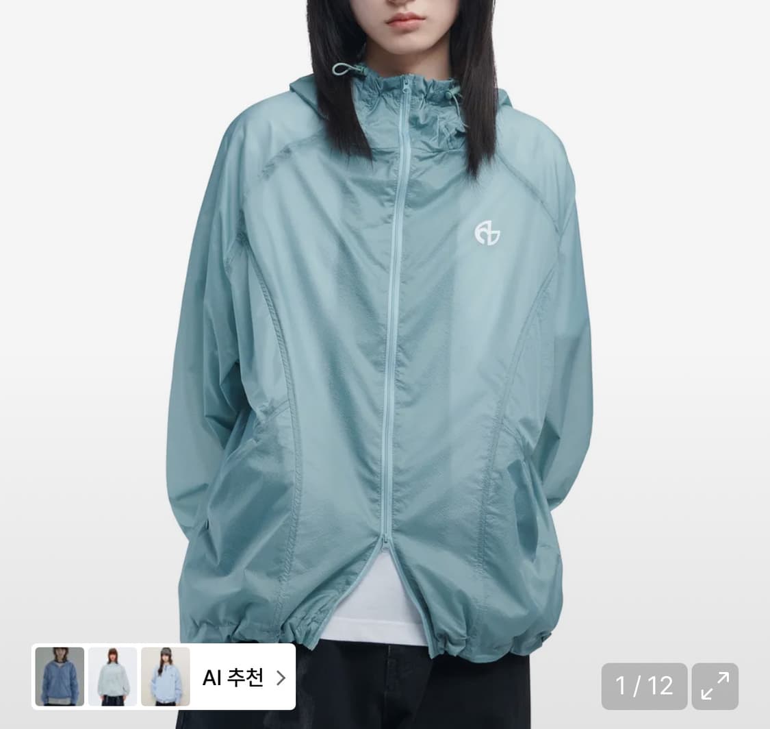 노매뉴얼 나일론 자켓 바람막이 M 상품이미지1