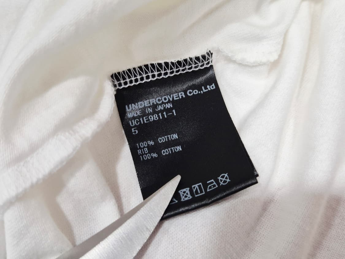 UNDERCOVER 언더커버 U로고 반팔 티셔츠 화이트 상품이미지4