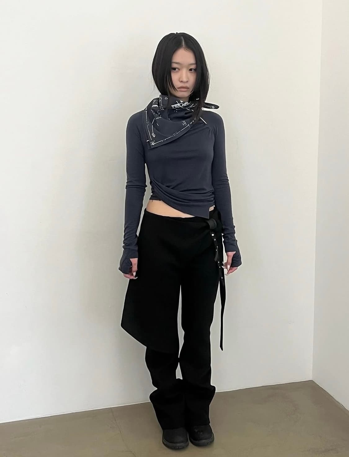 혜인서 그래픽 스카프 상품이미지2