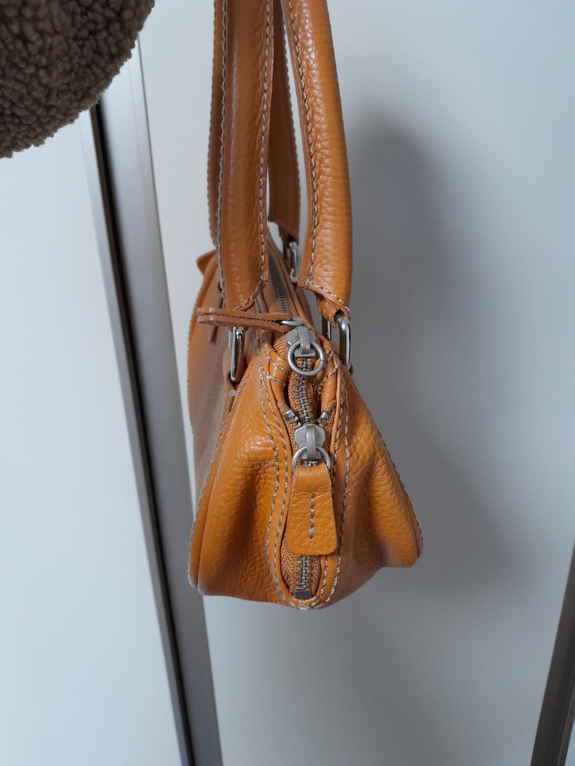 샤넬 빈티지 레더 보스턴 미니 토트백 상품이미지7