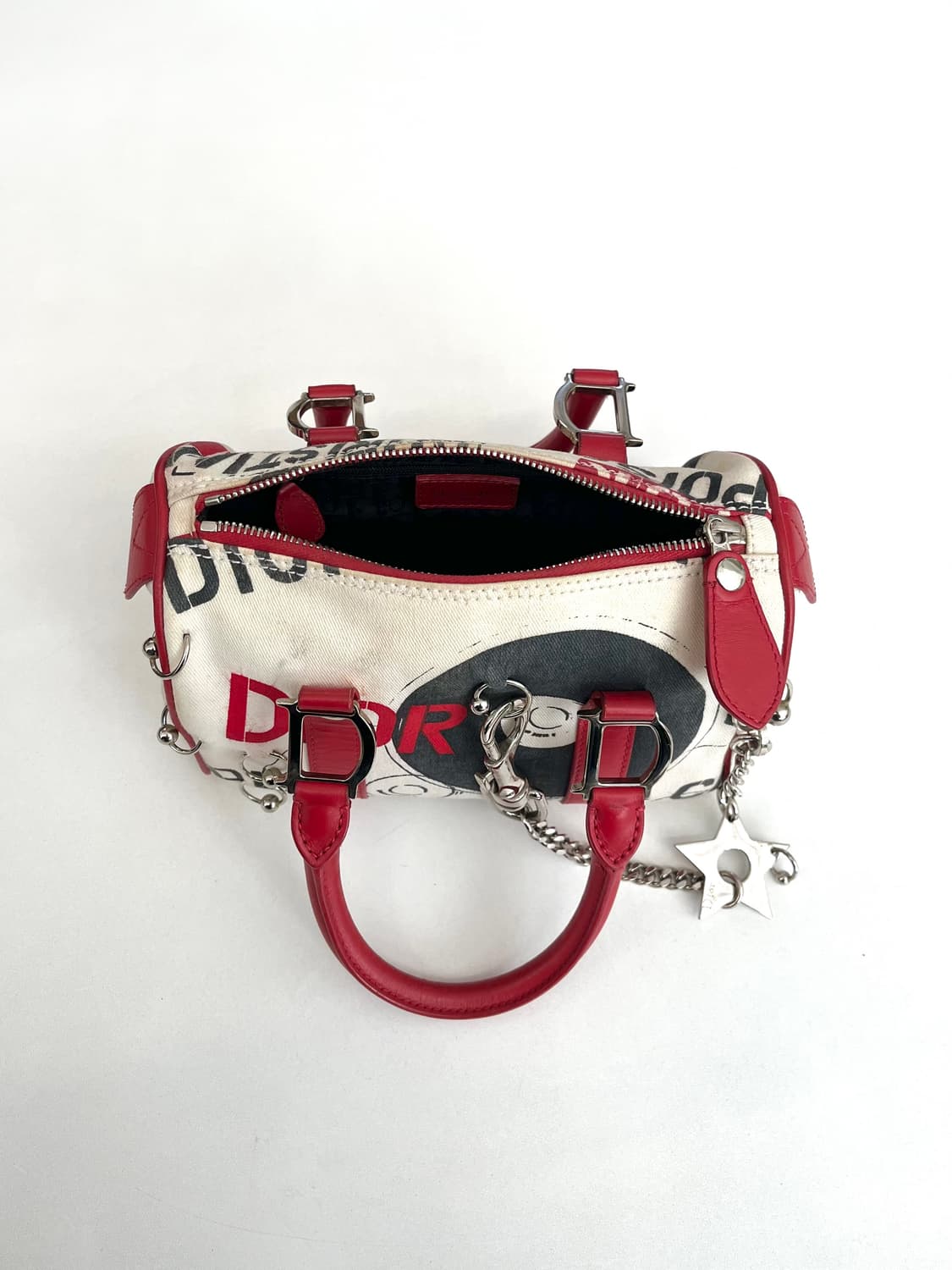 크리스찬 디올 2004 존갈리아노 리미티드 피어싱 하드코어 보스턴백 상품이미지5