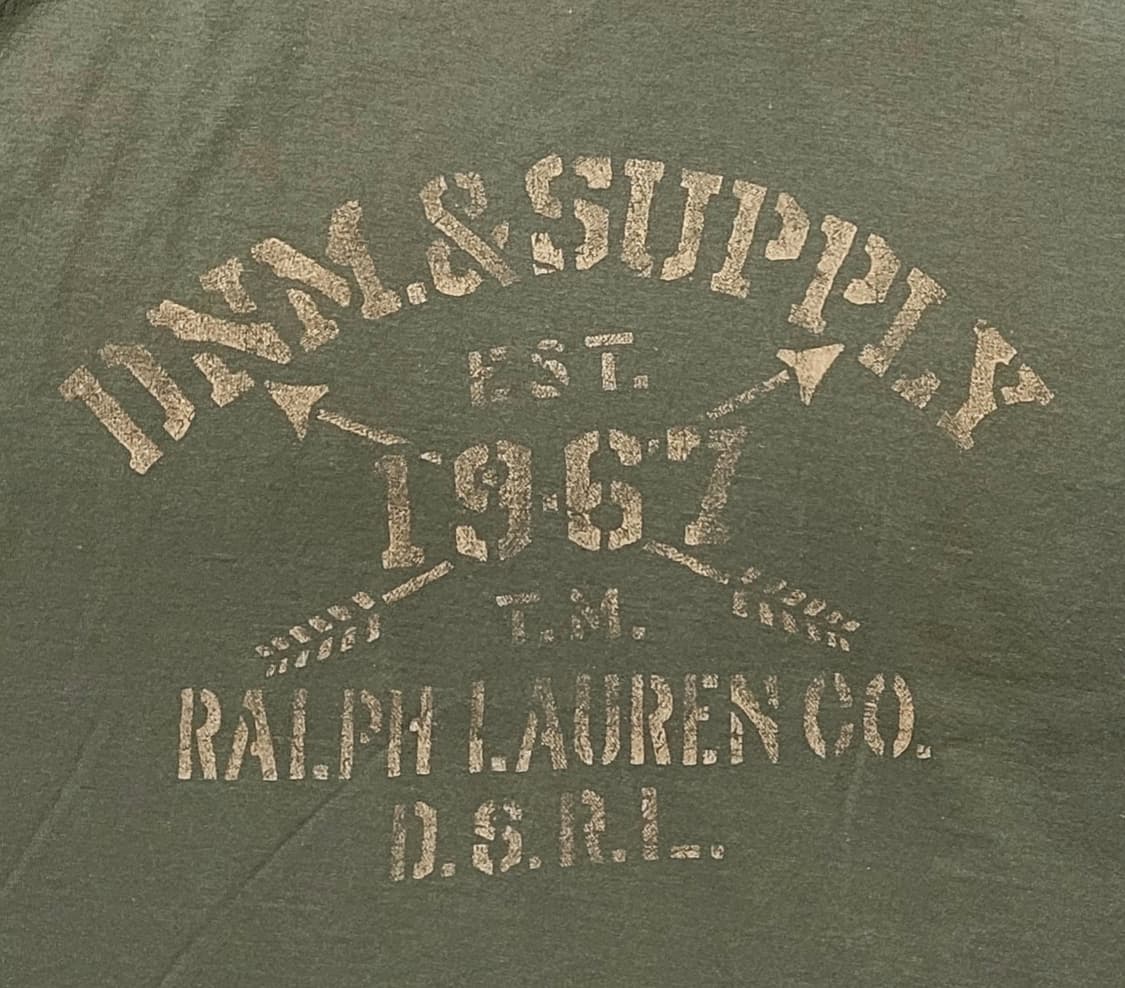 (새상품)데님앤서플라이 남성용 올리브그린 반팔티셔츠(XL) 상품이미지3