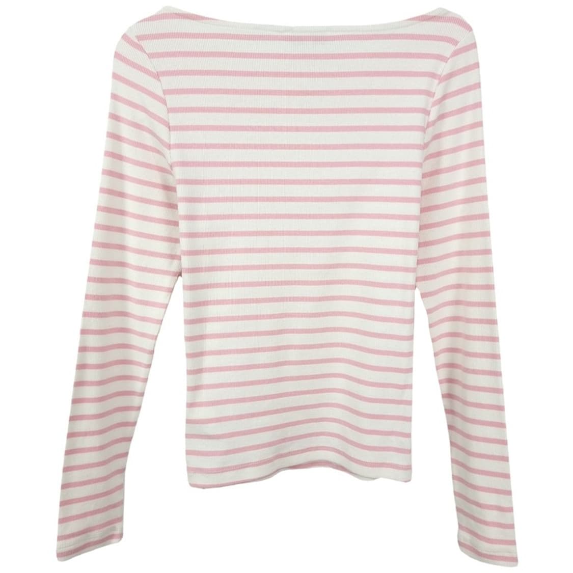 [타미힐피거] 로고 자수 스트라이프 보트넥 롱슬리브 긴팔티 M19128 상품이미지3