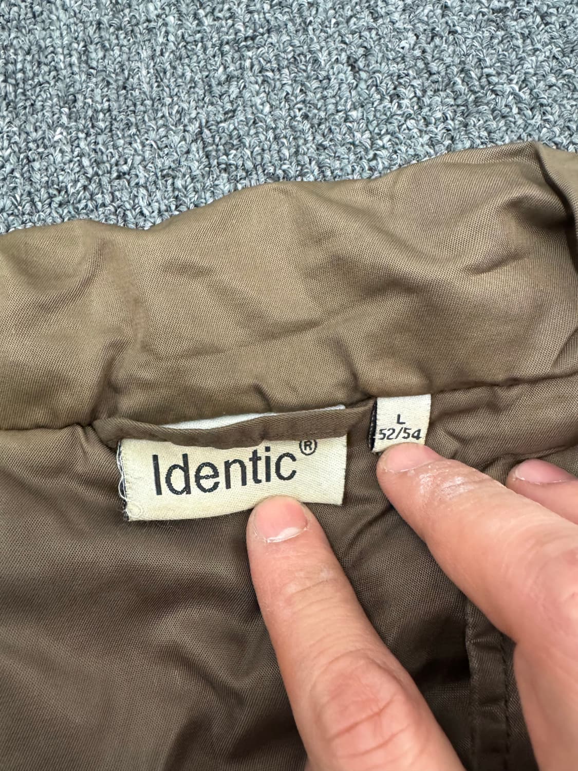 L)American vintage 브라운 MA-1 항공점퍼 (지퍼X) 상품이미지4