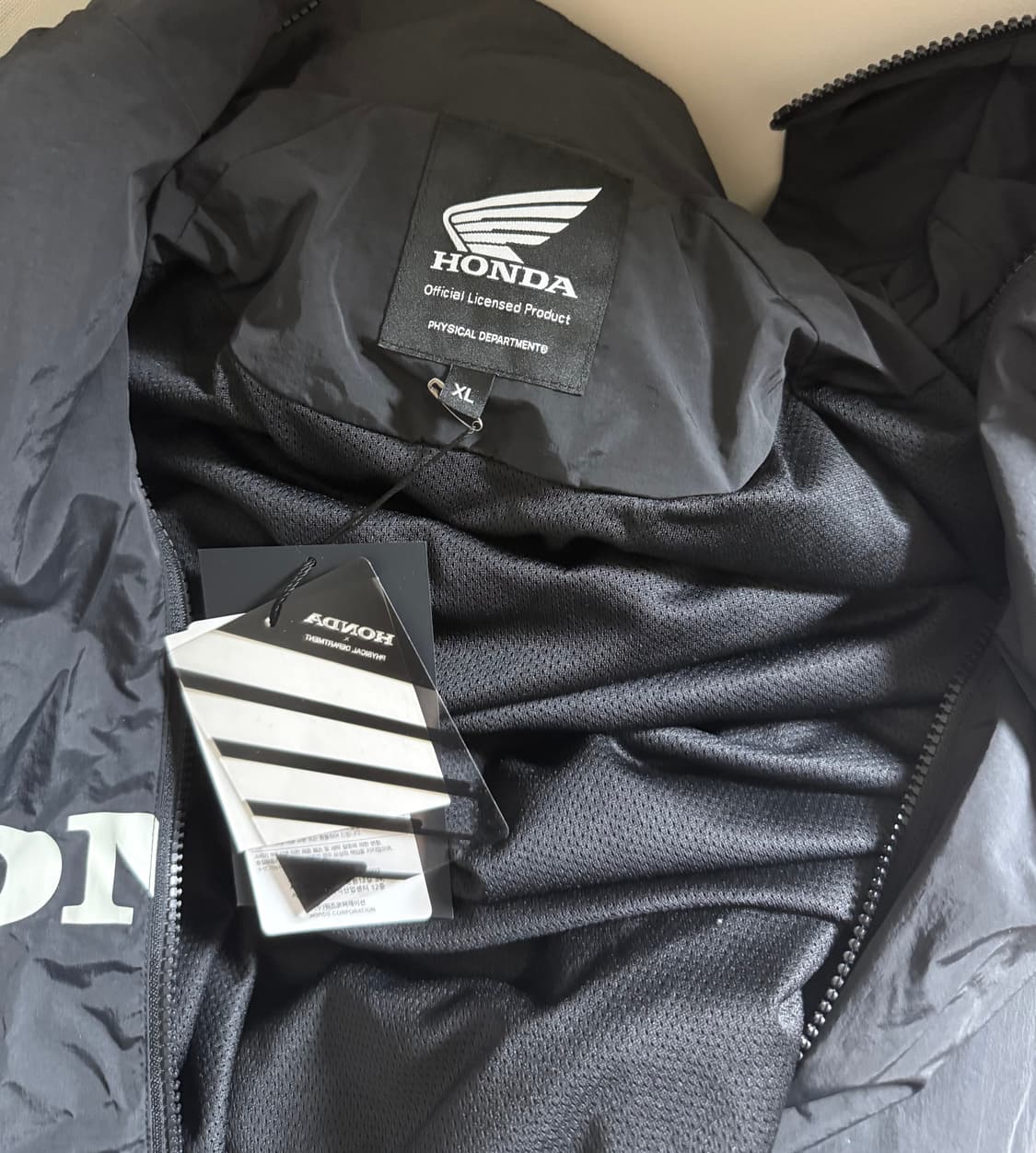 혼다 트랙 집업 자켓 블랙 상품이미지2