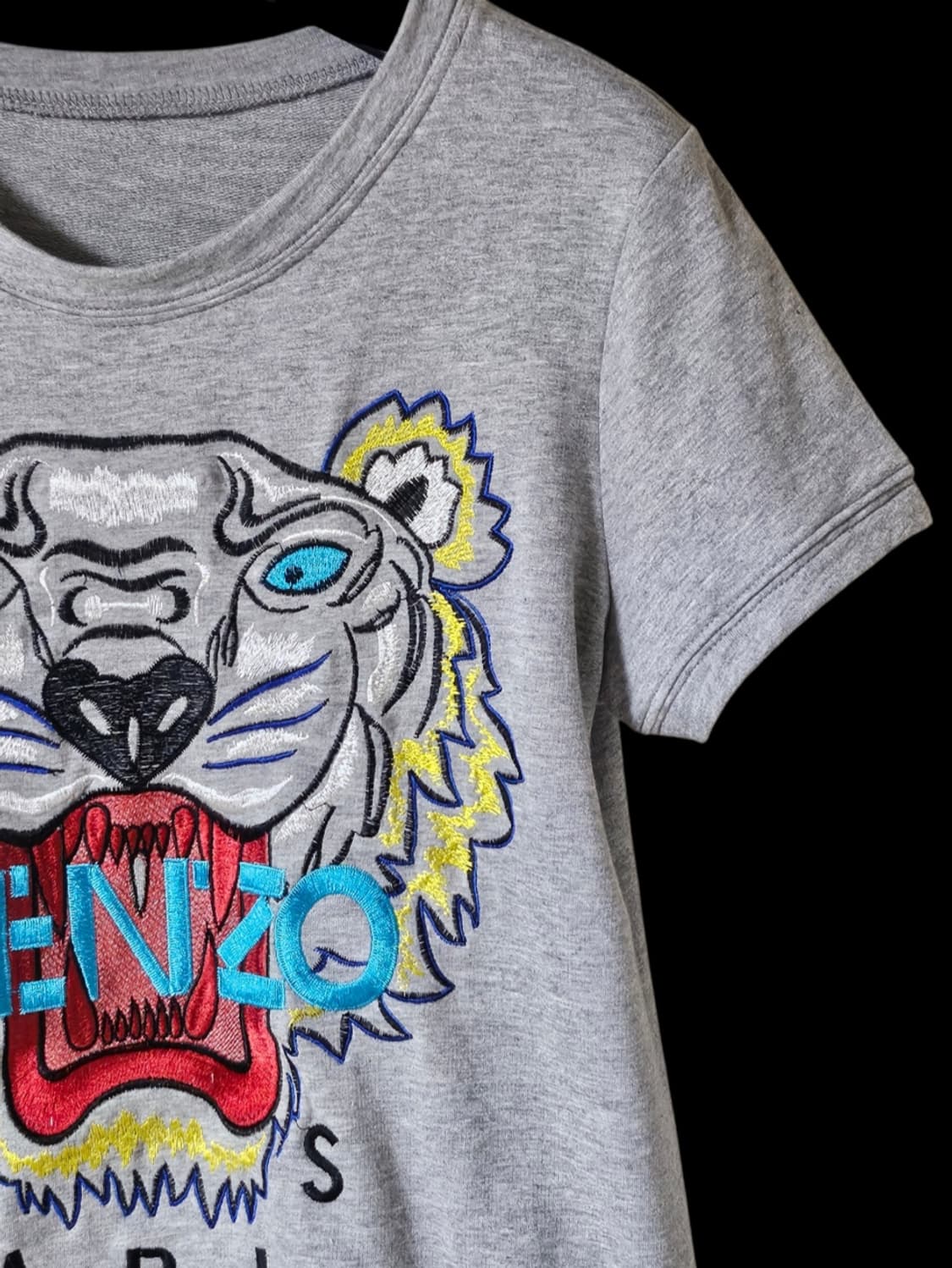 타이거 자수 반팔 여성 티셔츠 상품이미지4